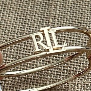 Lauren Ralph Lauren Gold Double Band Bracelet